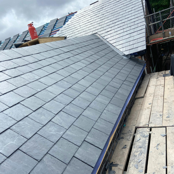Hartington Road Liverpool completed slate roof installation showing quality finish
