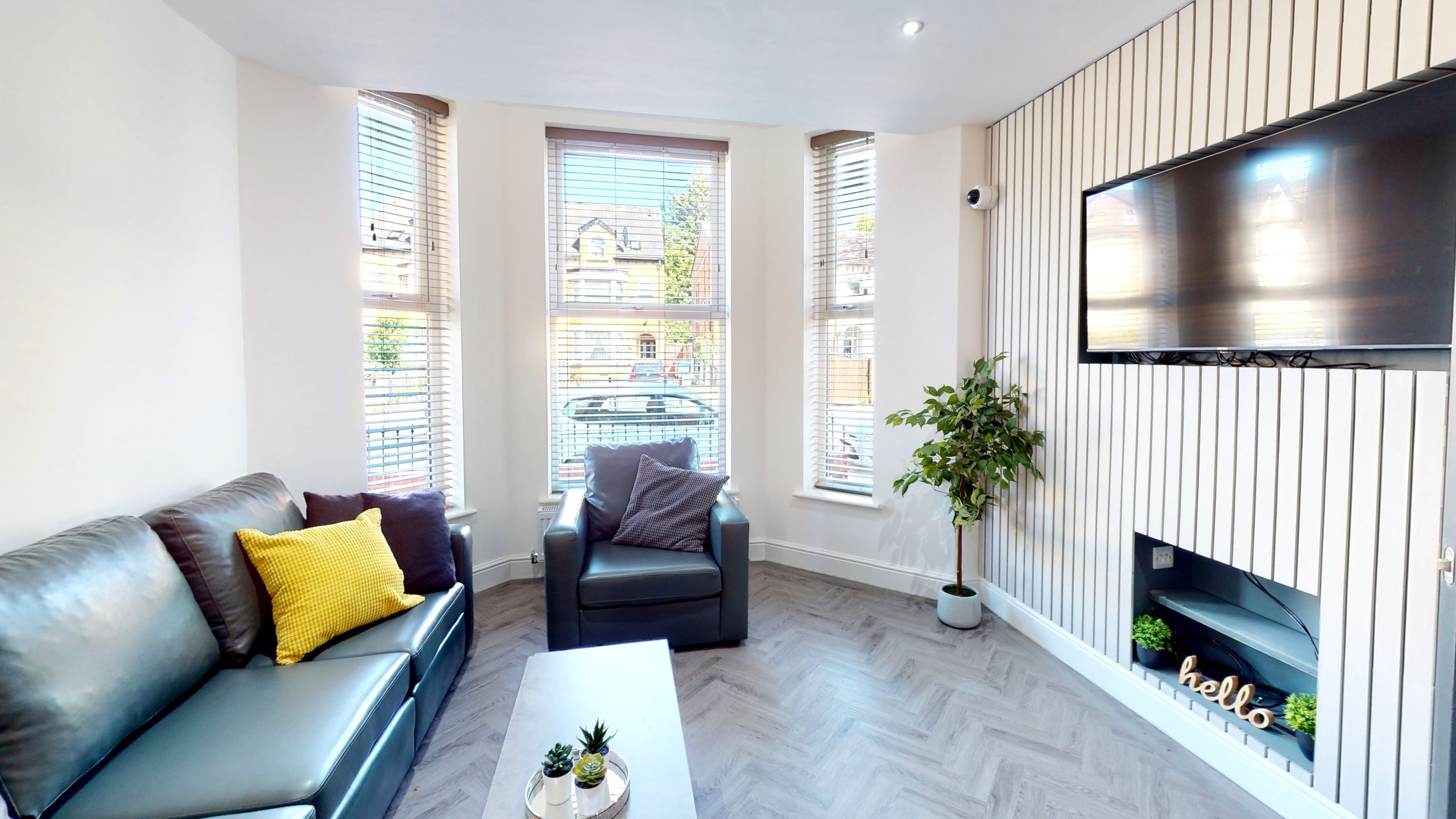 Completed living room interior following full residential build and fit-out by Urbanex Construction.