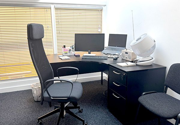 Liverpool office construction completed meeting room New Start Homes mezzanine level fit-out